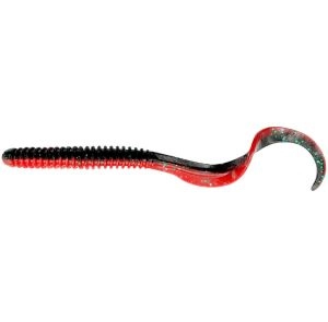 Nástraha Rib Worm 9cm 3g Red N Black